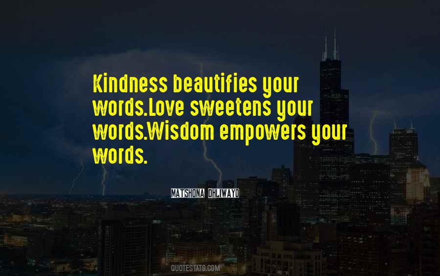 Quotes About Kindness In Words #402973