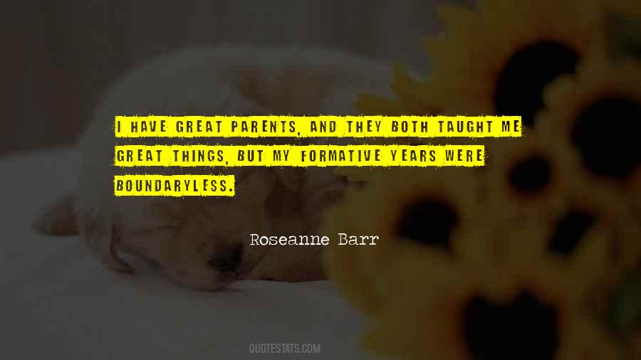 Quotes About Formative Years #1363737