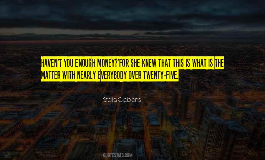 Quotes About Enough Money #1750285