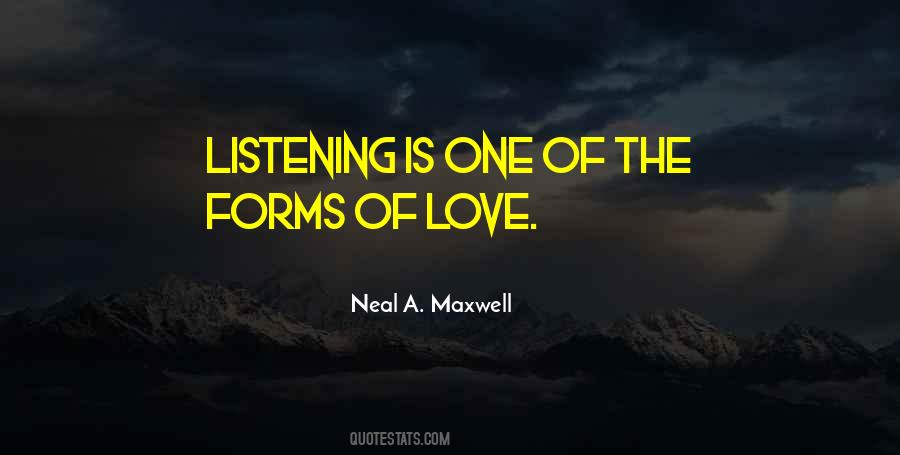 Quotes About Forms Of Love #1769474