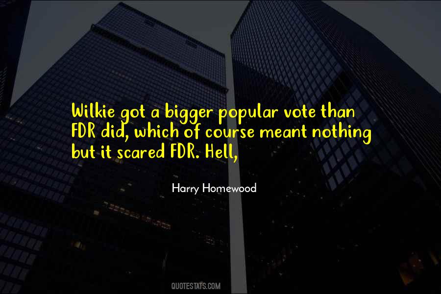 Quotes About Popular Vote #398311