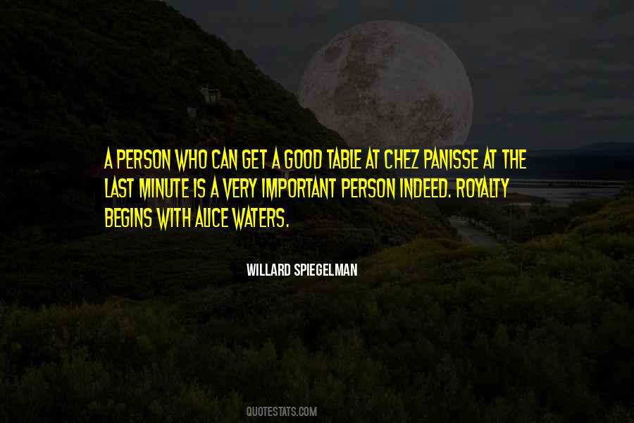 Quotes About Important Person #1545606