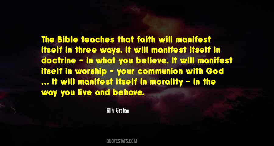Believe Manifest Quotes #1107756