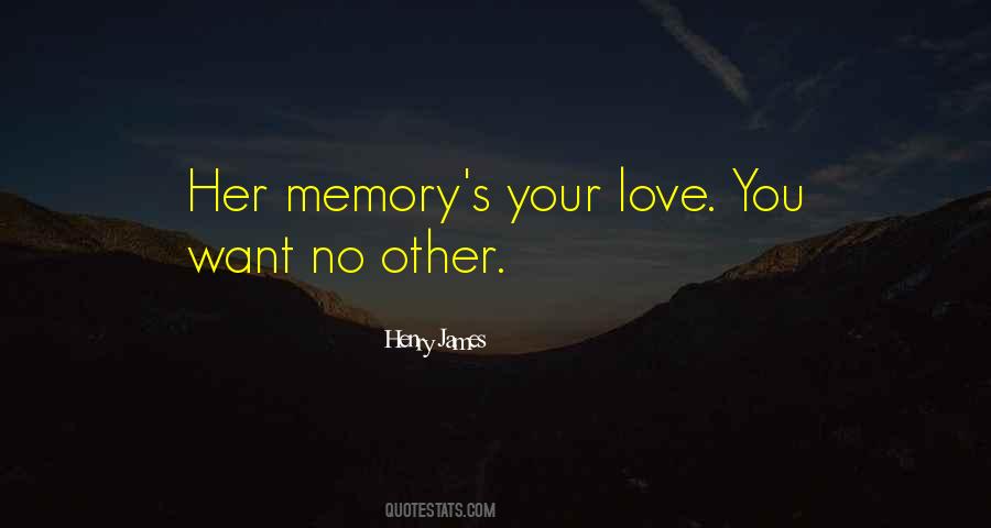 Memory Love Quotes #34195