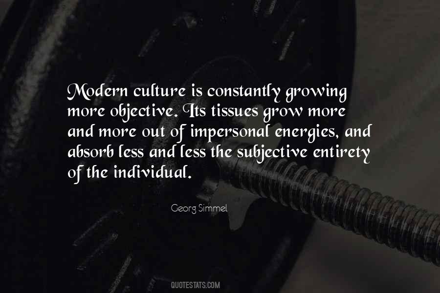 Quotes About The Modern Culture #93396