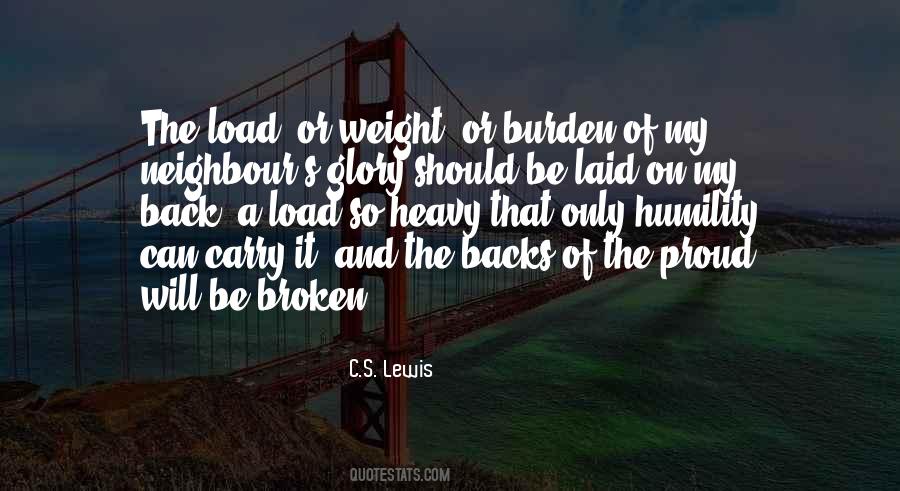 Quotes About Heavy Load #601066