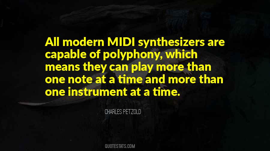 Quotes About Synthesizers #1137730