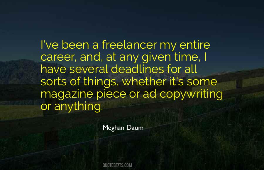 Quotes About Deadlines #819602