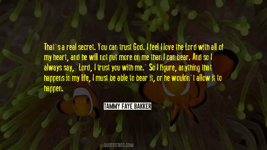 Quotes About My Secret Love #1761658