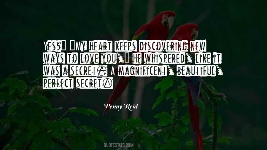 Quotes About My Secret Love #1863929