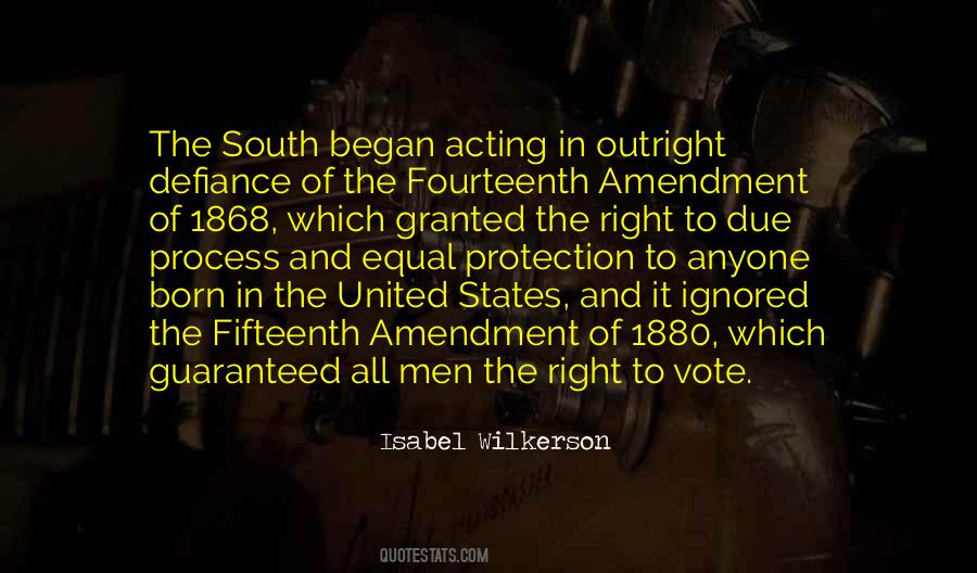 Quotes About Fourteenth Amendment #1681451