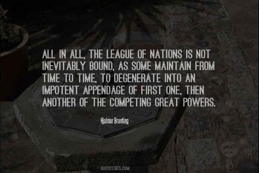 Quotes About League Of Nations #744120