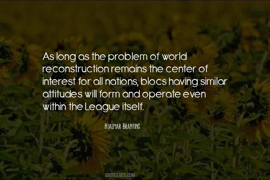 Quotes About League Of Nations #751684