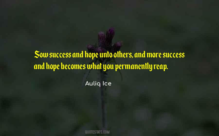 Quotes About Hope And Success #321956