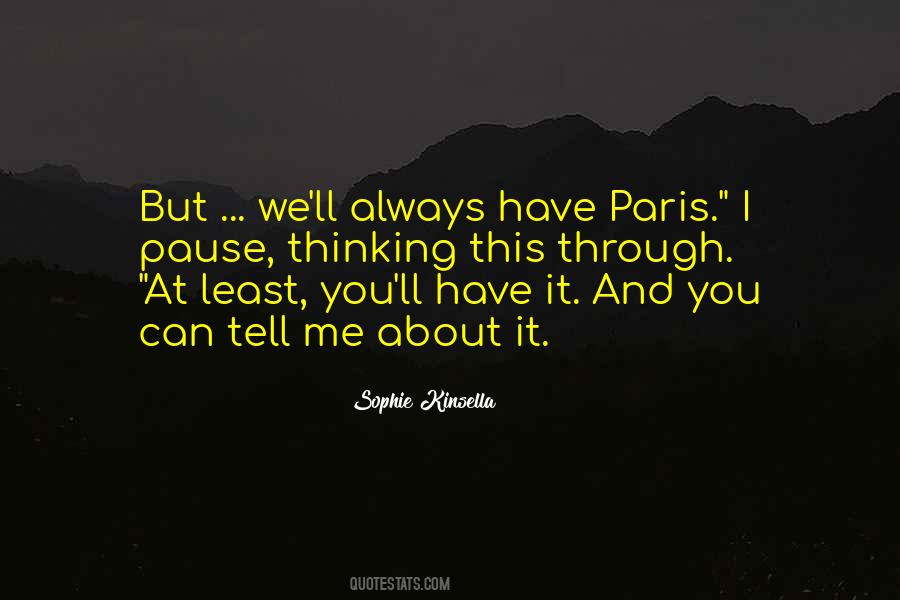 Quotes About Paris #1866133