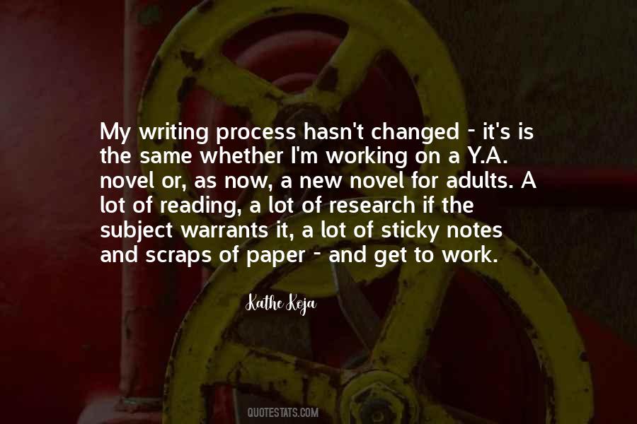 Quotes About Writing And Reading #117947