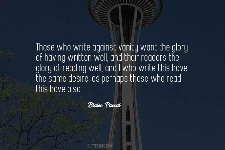 Quotes About Writing And Reading #179993