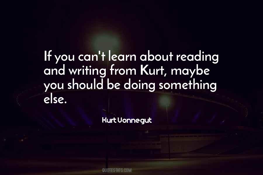 Quotes About Writing And Reading #189225