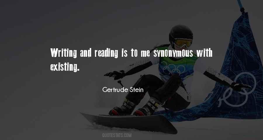 Quotes About Writing And Reading #521123