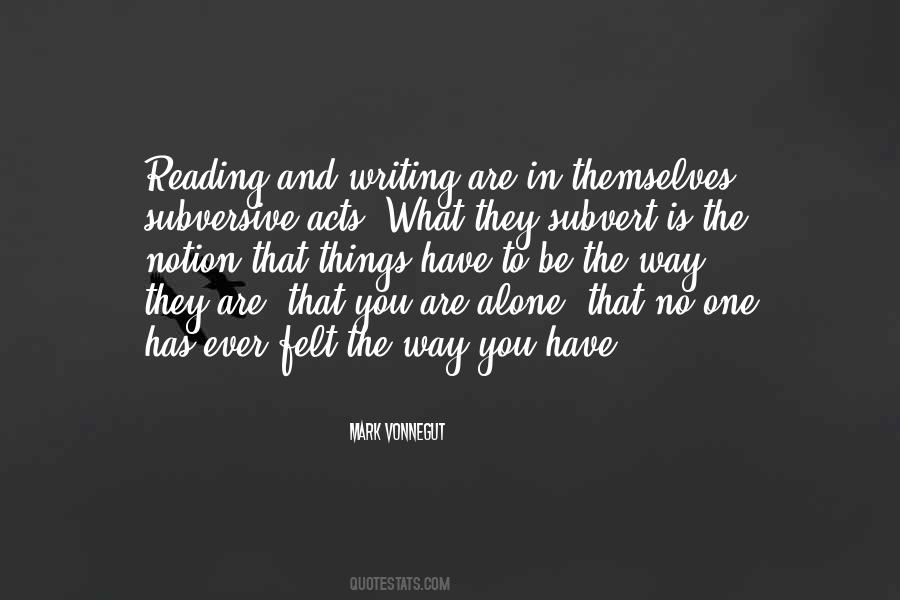 Quotes About Writing And Reading #90851