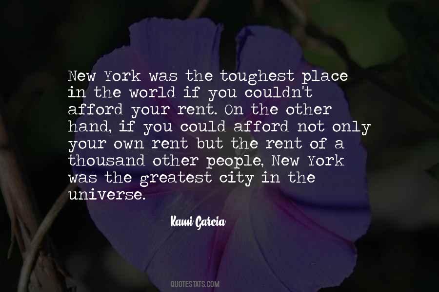 Quotes About New Your City #427612