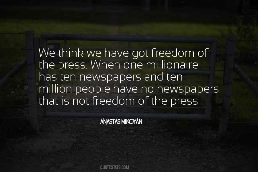Quotes About Freedom Of The Press #1552144