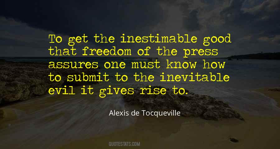 Quotes About Freedom Of The Press #235107