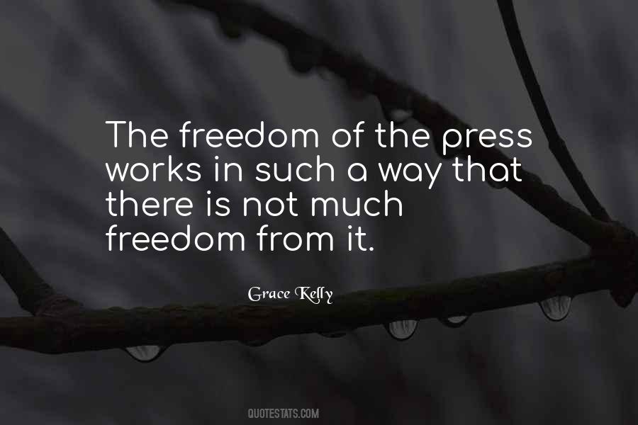 Quotes About Freedom Of The Press #272148