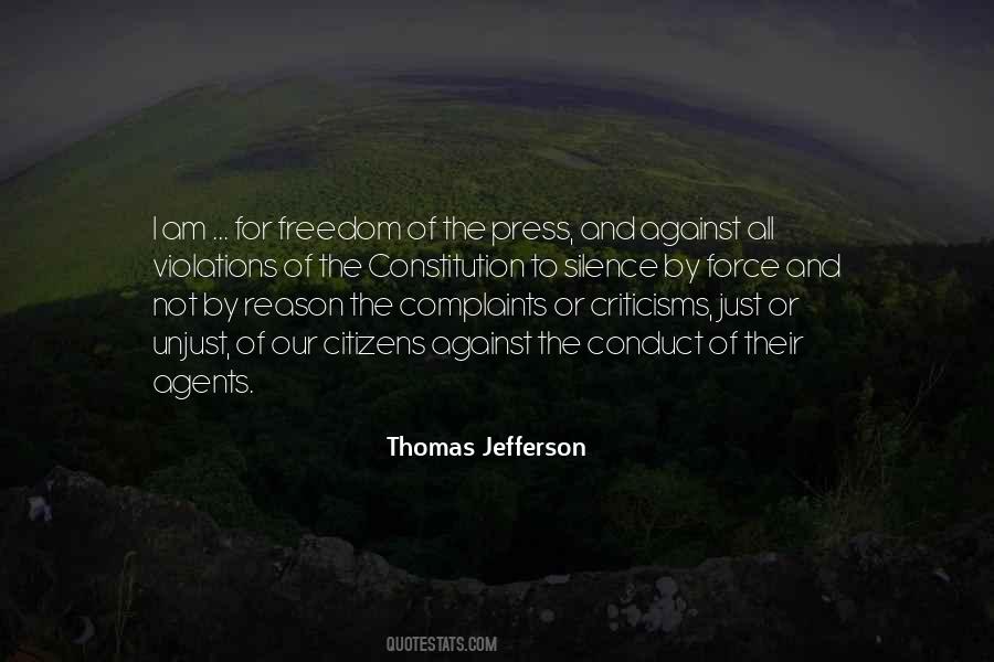 Quotes About Freedom Of The Press #410280