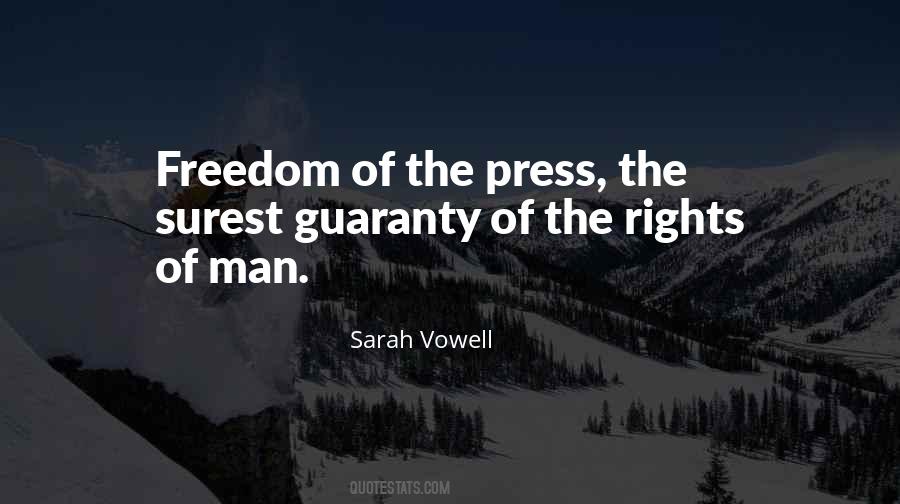 Quotes About Freedom Of The Press #4736