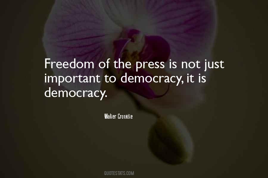 Quotes About Freedom Of The Press #820928