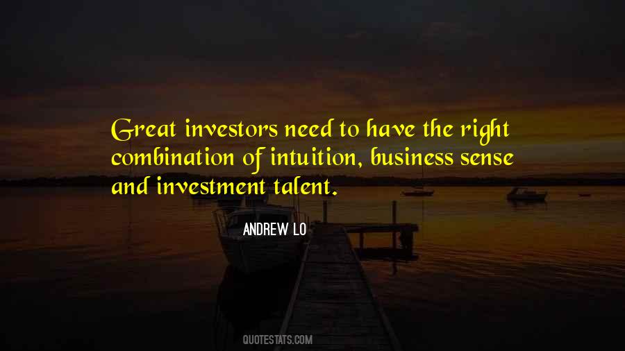 Business Sense Quotes #1827160