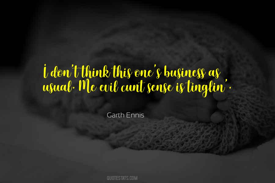 Business Sense Quotes #395982
