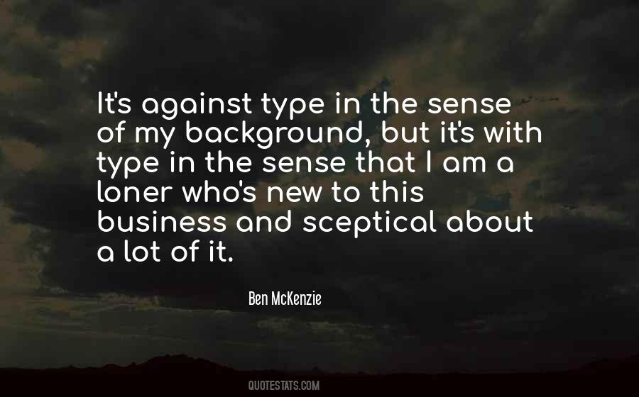 Business Sense Quotes #605035