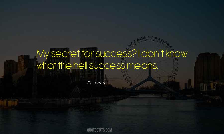 What Success Means Quotes #1490457