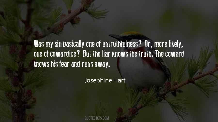 Quotes About Fear Of The Truth #206019