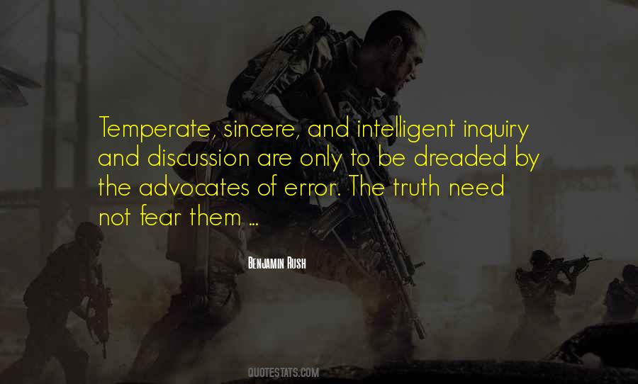 Quotes About Fear Of The Truth #254922