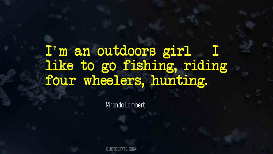 Girl Hunting Quotes #1011181