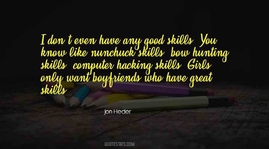 Girl Hunting Quotes #15023