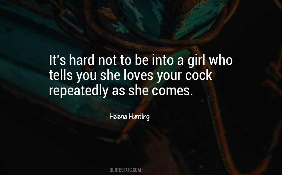 Girl Hunting Quotes #1572362