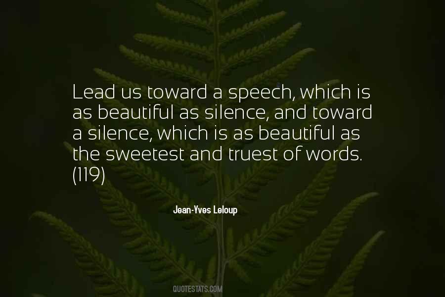 Quotes About Words And Silence #392521