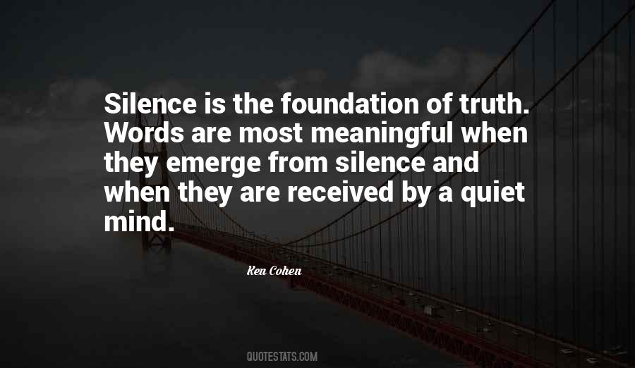 Quotes About Words And Silence #472853