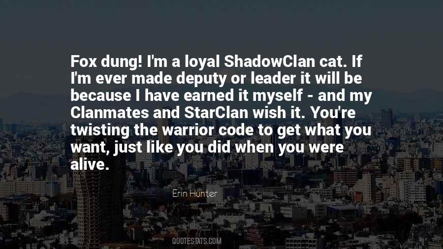 Quotes About Warrior Code #1570871