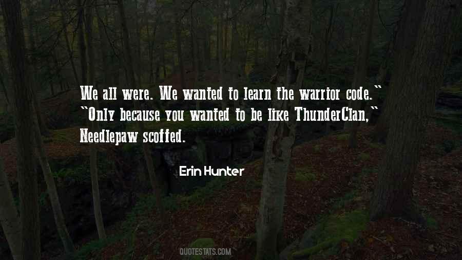 Quotes About Warrior Code #967199