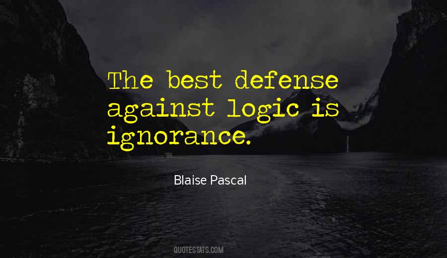 Best Defense Quotes #382510