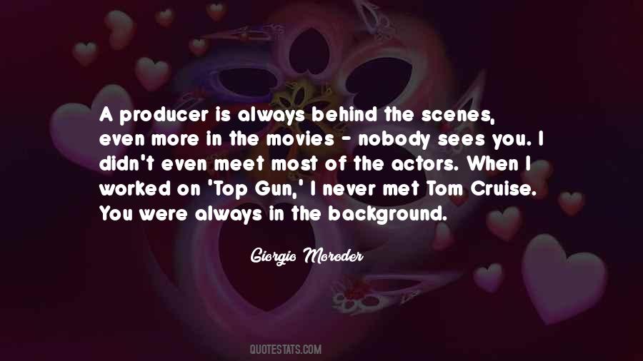 Quotes About Background Actors #959137