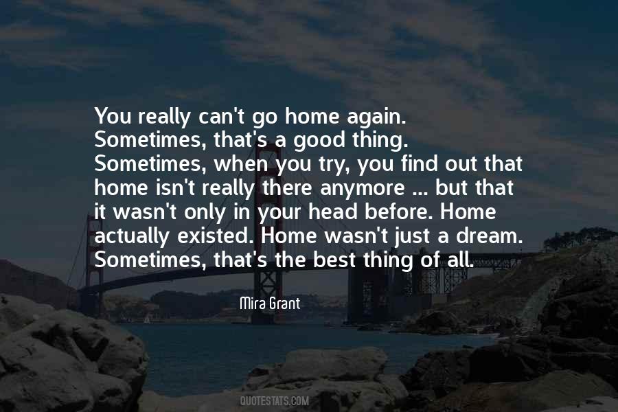 Quotes About Going Home Again #1055316
