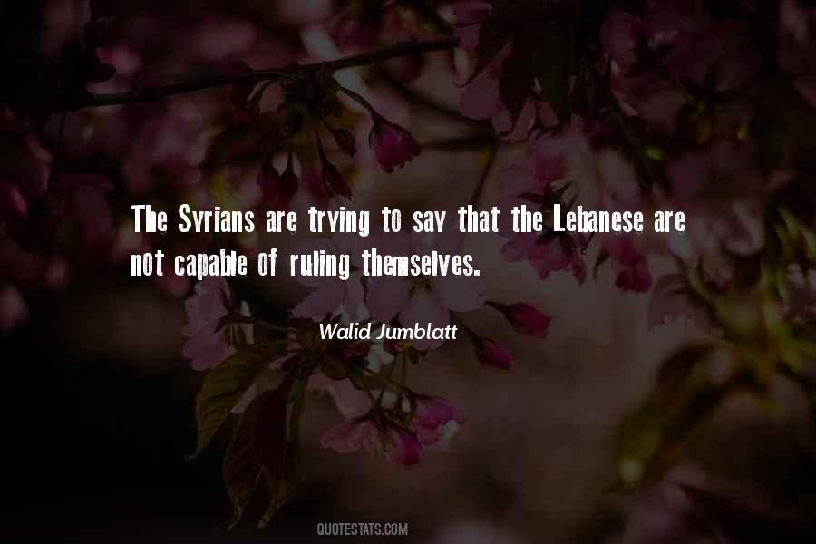 Quotes About Syrians #677217