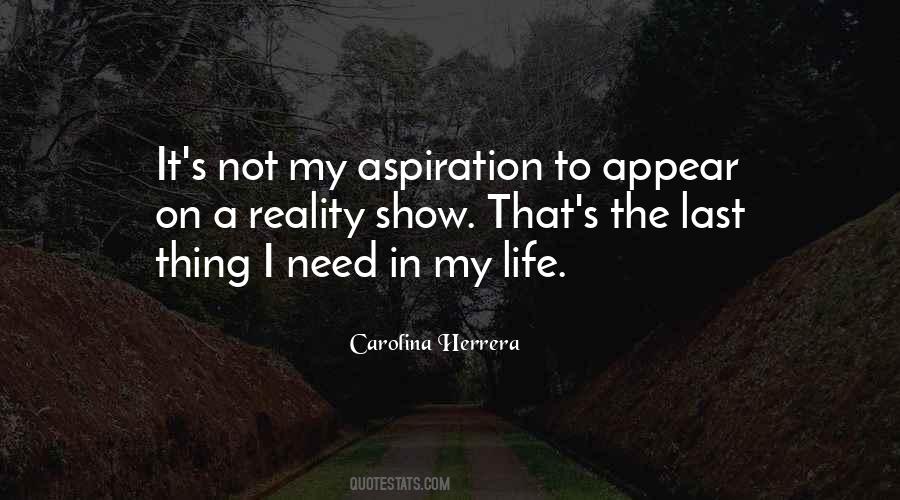 Quotes About Aspiration In Life #54607