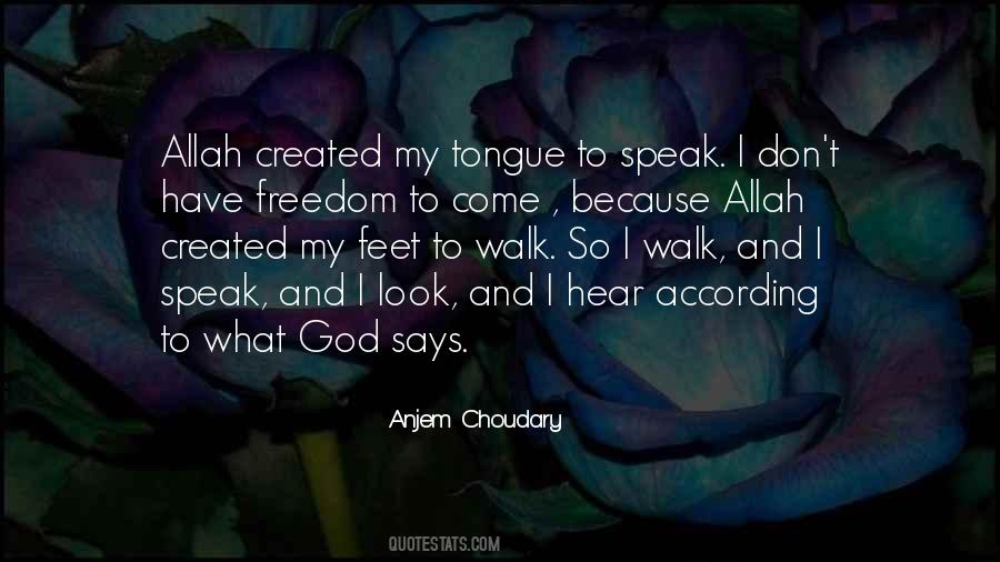 Quotes About Freedom To Speak #1838548